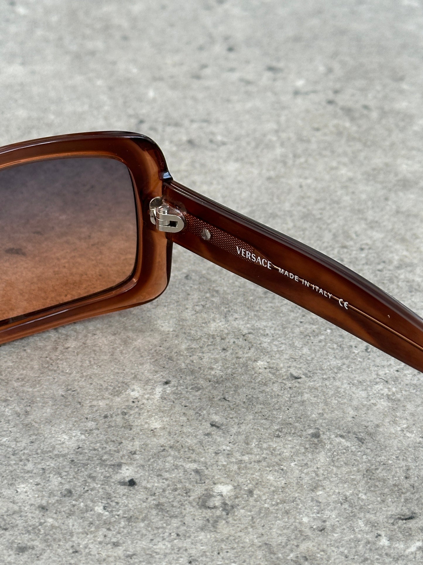 Versace 2000s Square Medusa Sunglasses