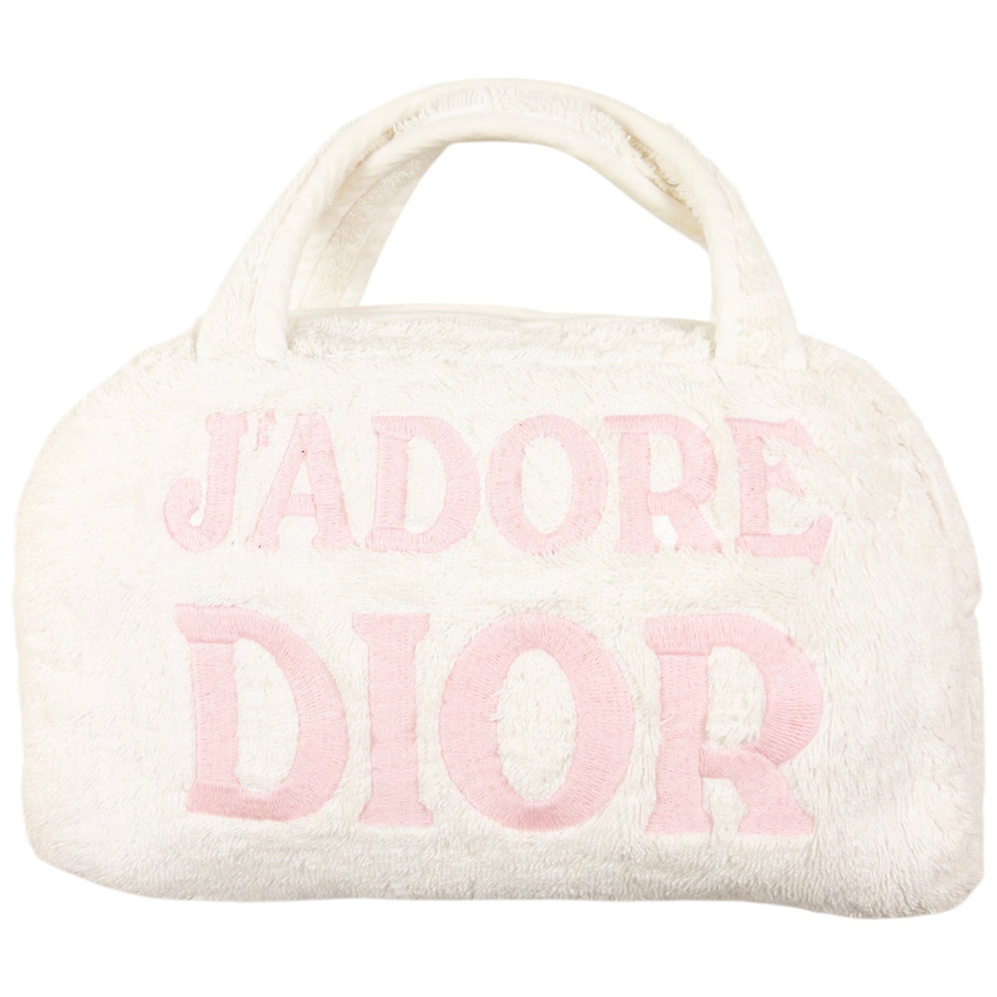 Vintage Dior J'adore Terry Cloth Handbag