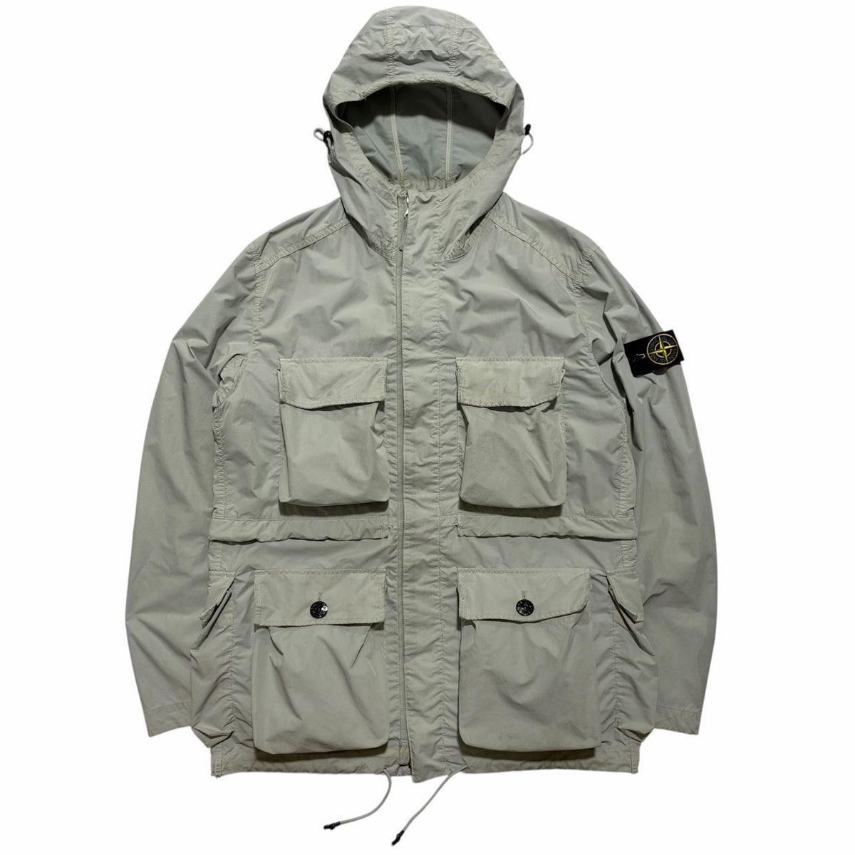 Stone Island David-TC Multi Pocket Jacket | Large, Tan