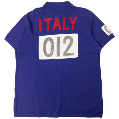 Vintage Polo Ralph Lauren Italy Track & Field Championship Polo Shirt Size XL