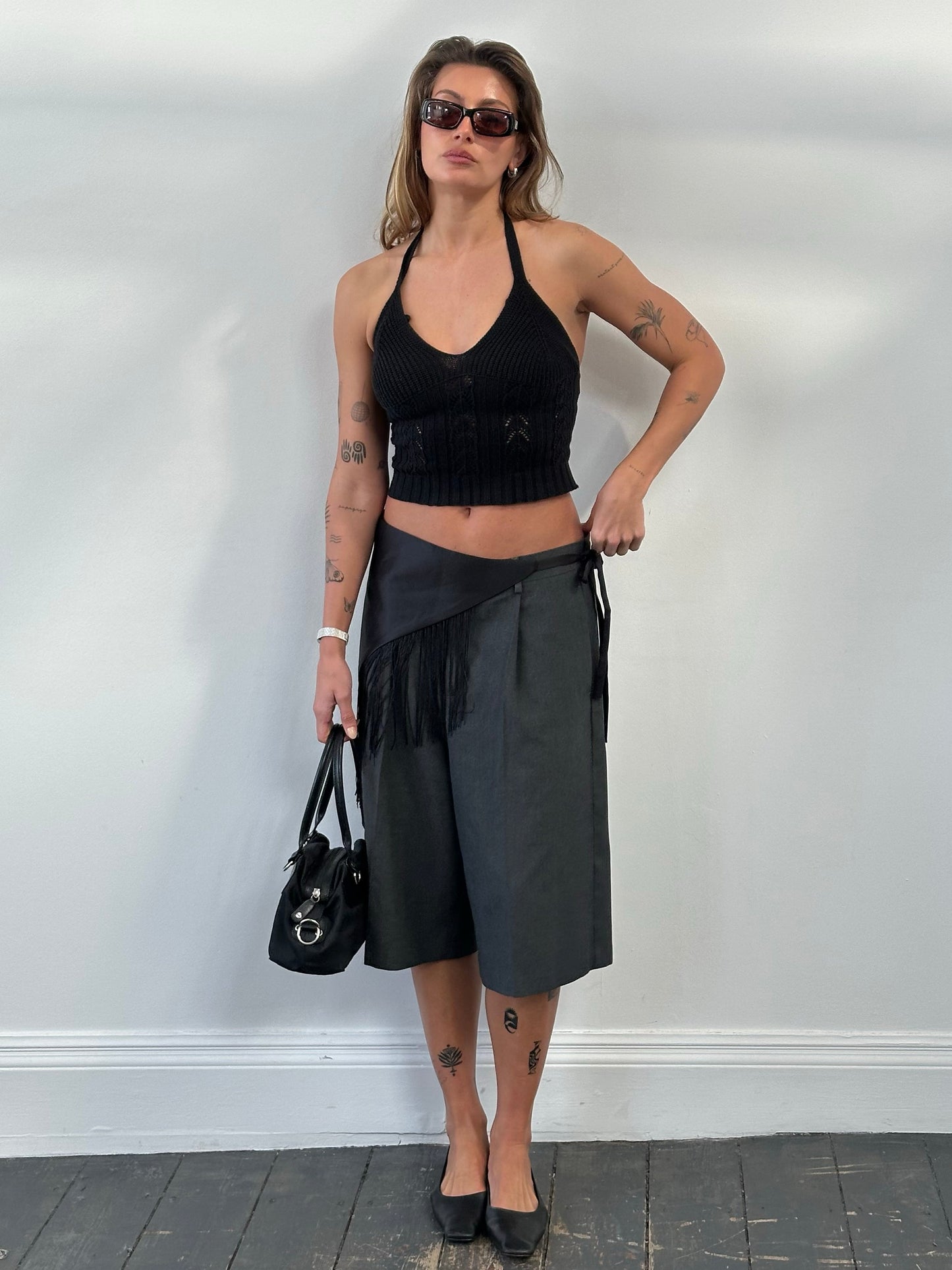 Vintage 1990s Cotton Knit Top - S