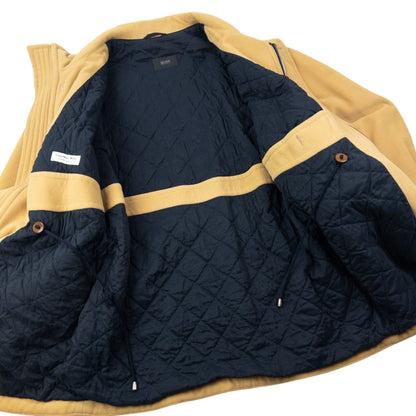 Vintage 90s Hugo Boss Zip Up Cashmere Jacket Size XL | XL, Yellow