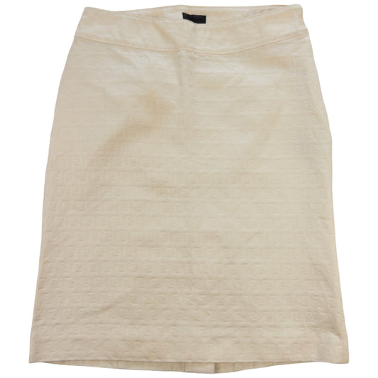 Vintage Fendu Monogram Mini Skirt Size W25
