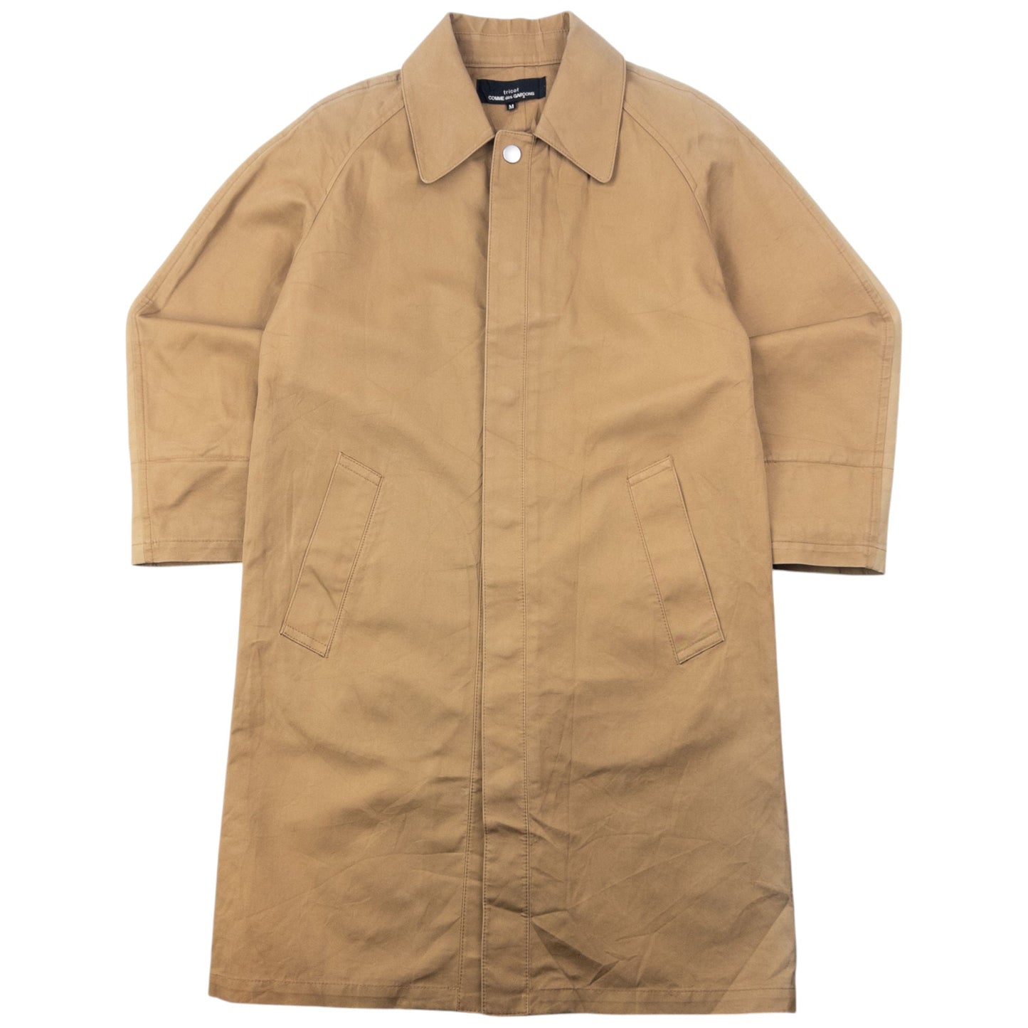 Vintage 2000s Comme Des Garçons Tricot Trench Jacket Size S