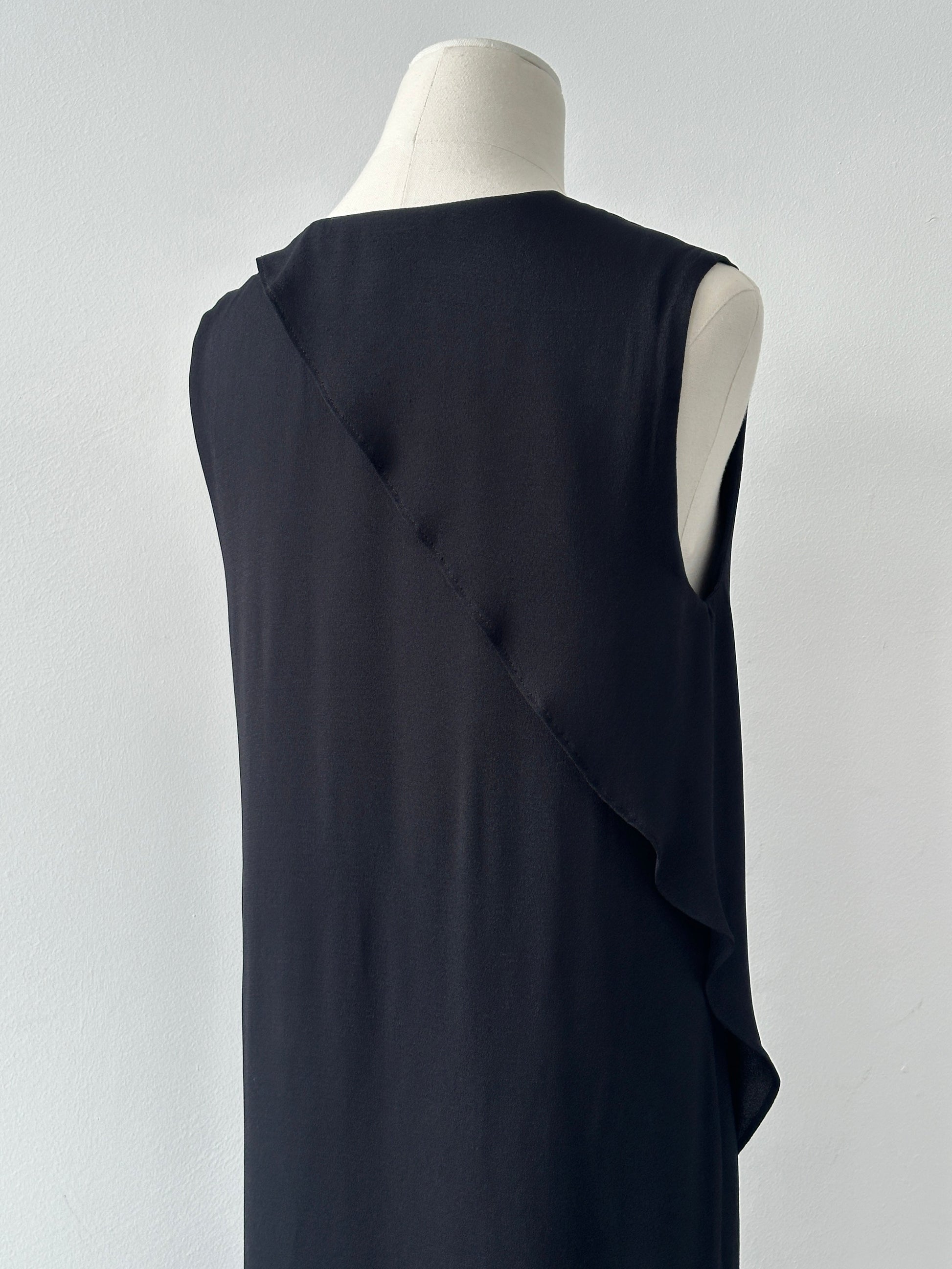 Joseph 2000s Cowl Neck Sleeveless Dress - S