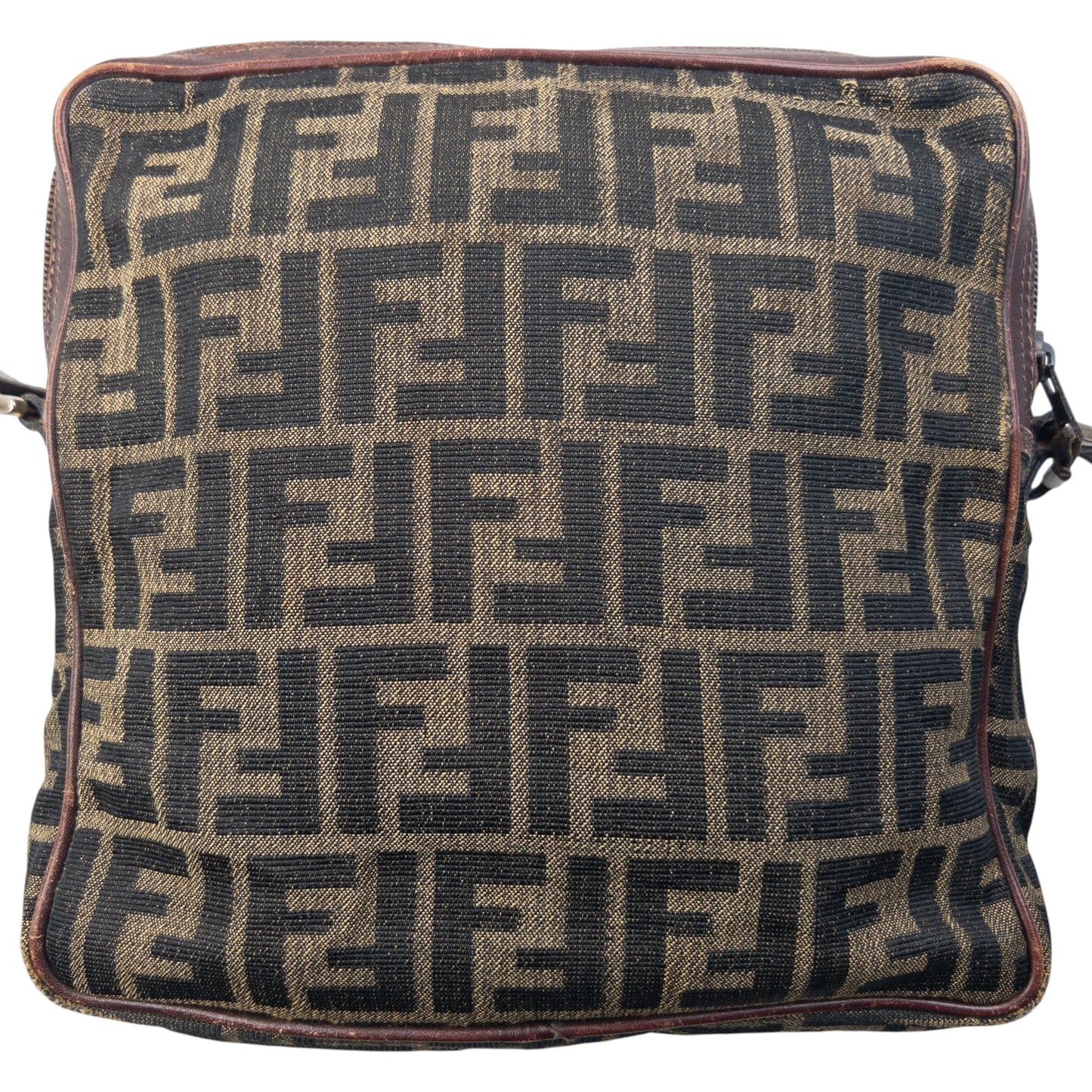Vintage 90s Fendi Monogram Crossbody Bag | O/S, Brown