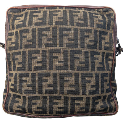 Vintage 90s Fendi Monogram Crossbody Bag | O/S, Brown
