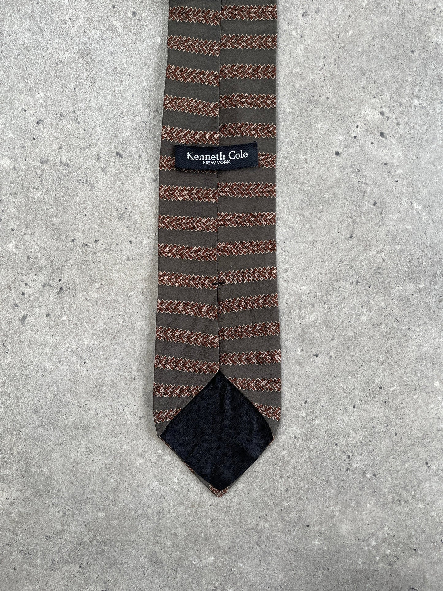 USA Vintage 1990s Pure Silk Striped Tie