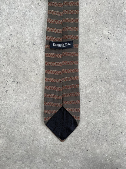 USA Vintage 1990s Pure Silk Striped Tie