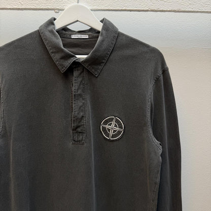 00’s Stone Island Rugby Polo (L) | Large, Grey