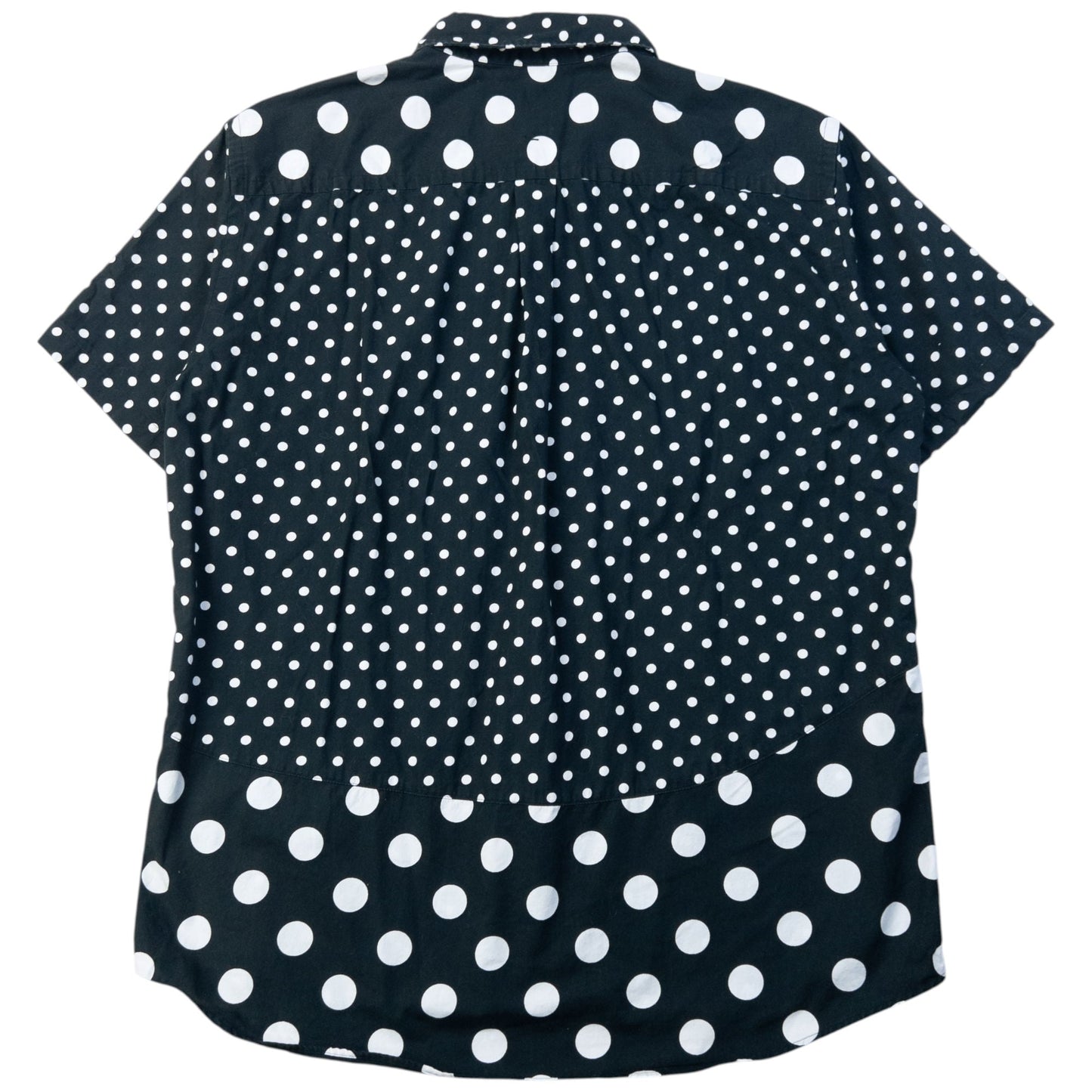 Vintage 2000s Frapbois By Issey Miyake Polka Dot Button Up Shirt Size S | Small, Black