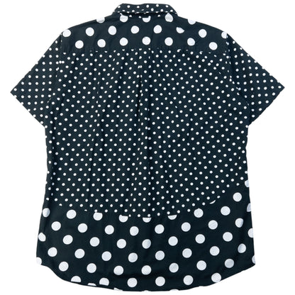 Vintage 2000s Frapbois By Issey Miyake Polka Dot Button Up Shirt Size S | Small, Black
