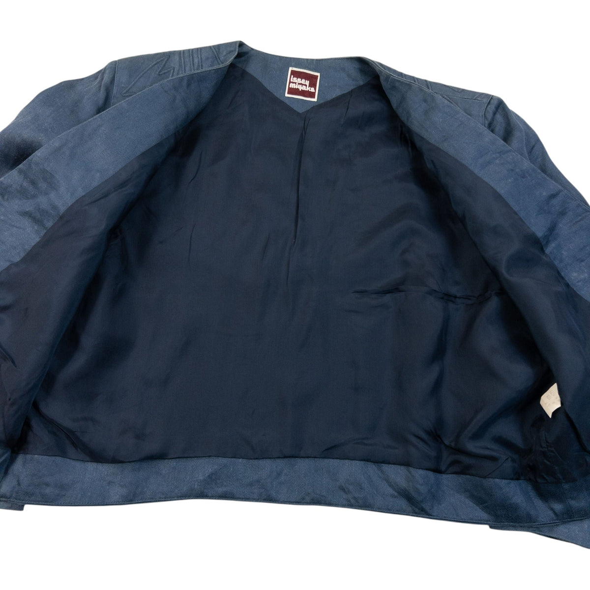 Vintage 80s Issey Miyake Embroidered Jacket Womens Size M | Medium, Blue