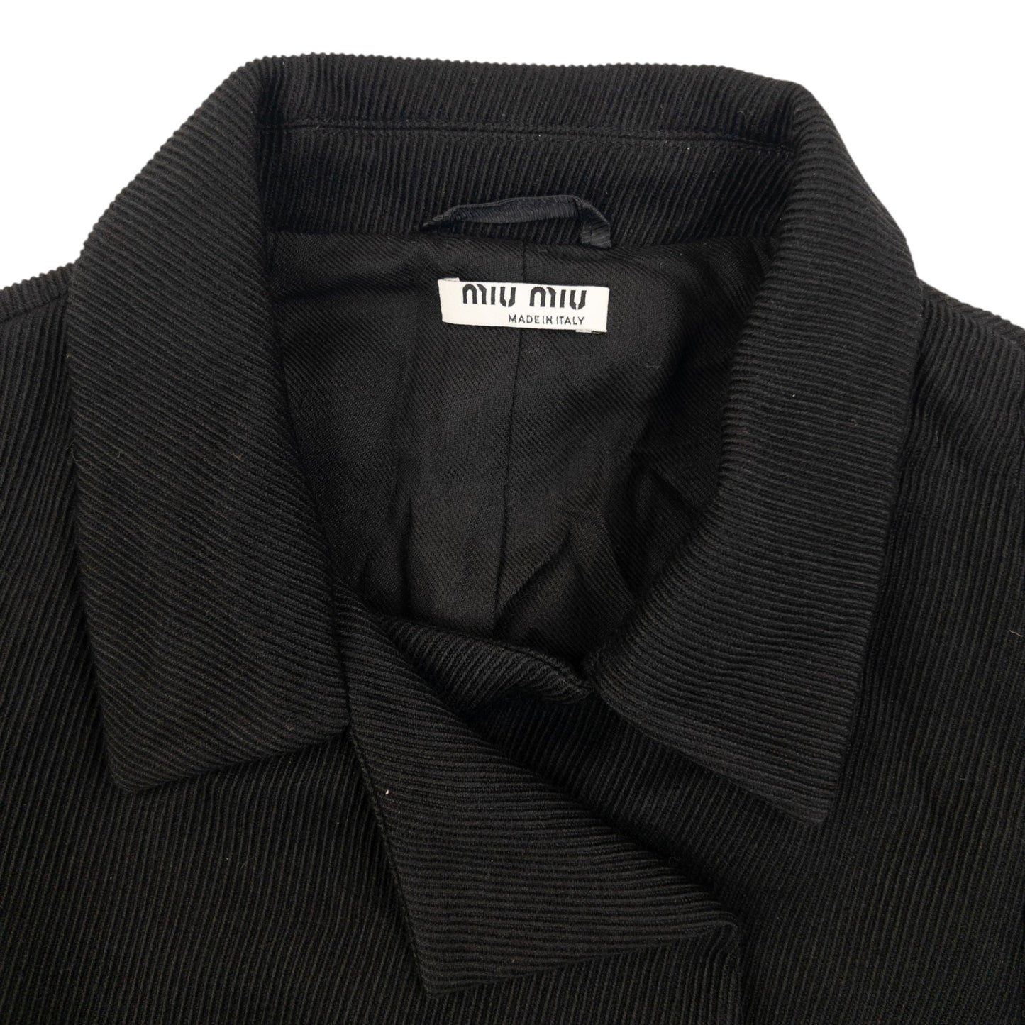 Vintage 2007 Miu Miu Wool Jacket Womens Size M | Medium, Black