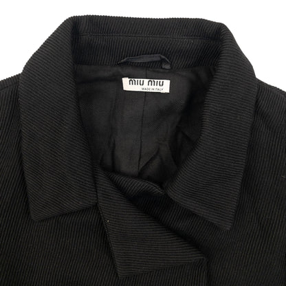 Vintage 2007 Miu Miu Wool Jacket Womens Size M | Medium, Black