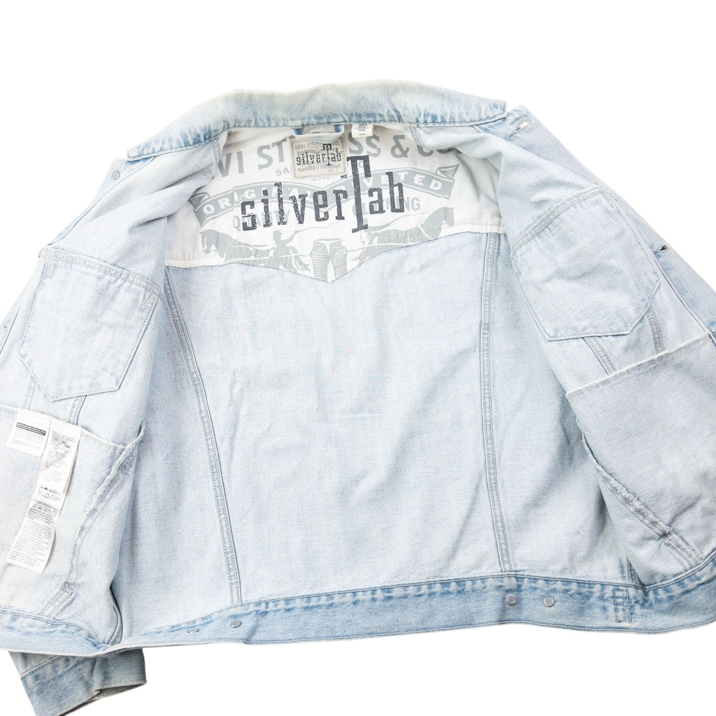Vintage 2000s Levi's Silver Tab Button Up Denim Jacket Size XL | XL, Blue