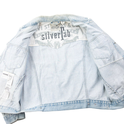 Vintage 2000s Levi's Silver Tab Button Up Denim Jacket Size XL | XL, Blue