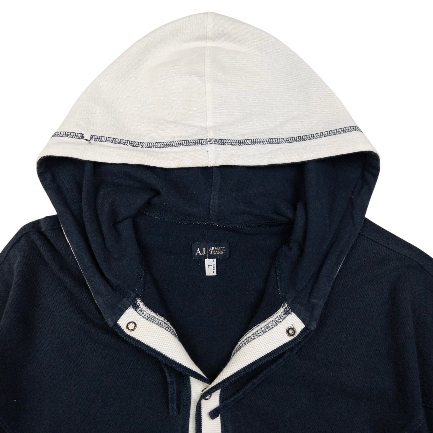 Vintage Armani Jeans Lightweight Hoodie Size M