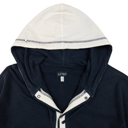 Vintage Armani Jeans Lightweight Hoodie Size M