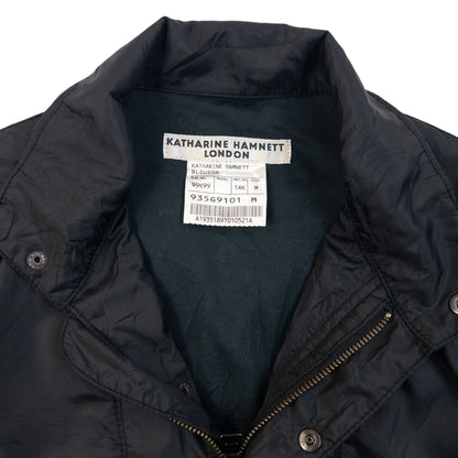 Vintage 2000s Katharine Hamnett Zip Up Jacket Size S | Small, Black