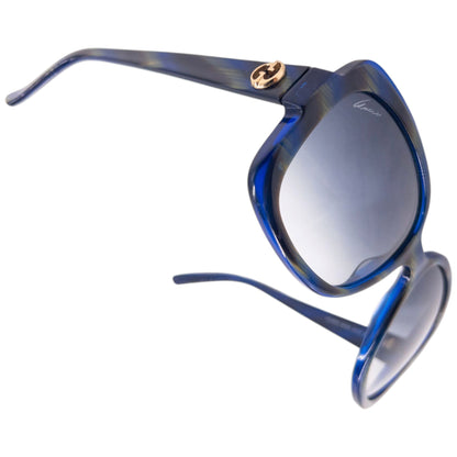 Vintage 2000s Gucci Pattern Sunglasses | O/S, Blue