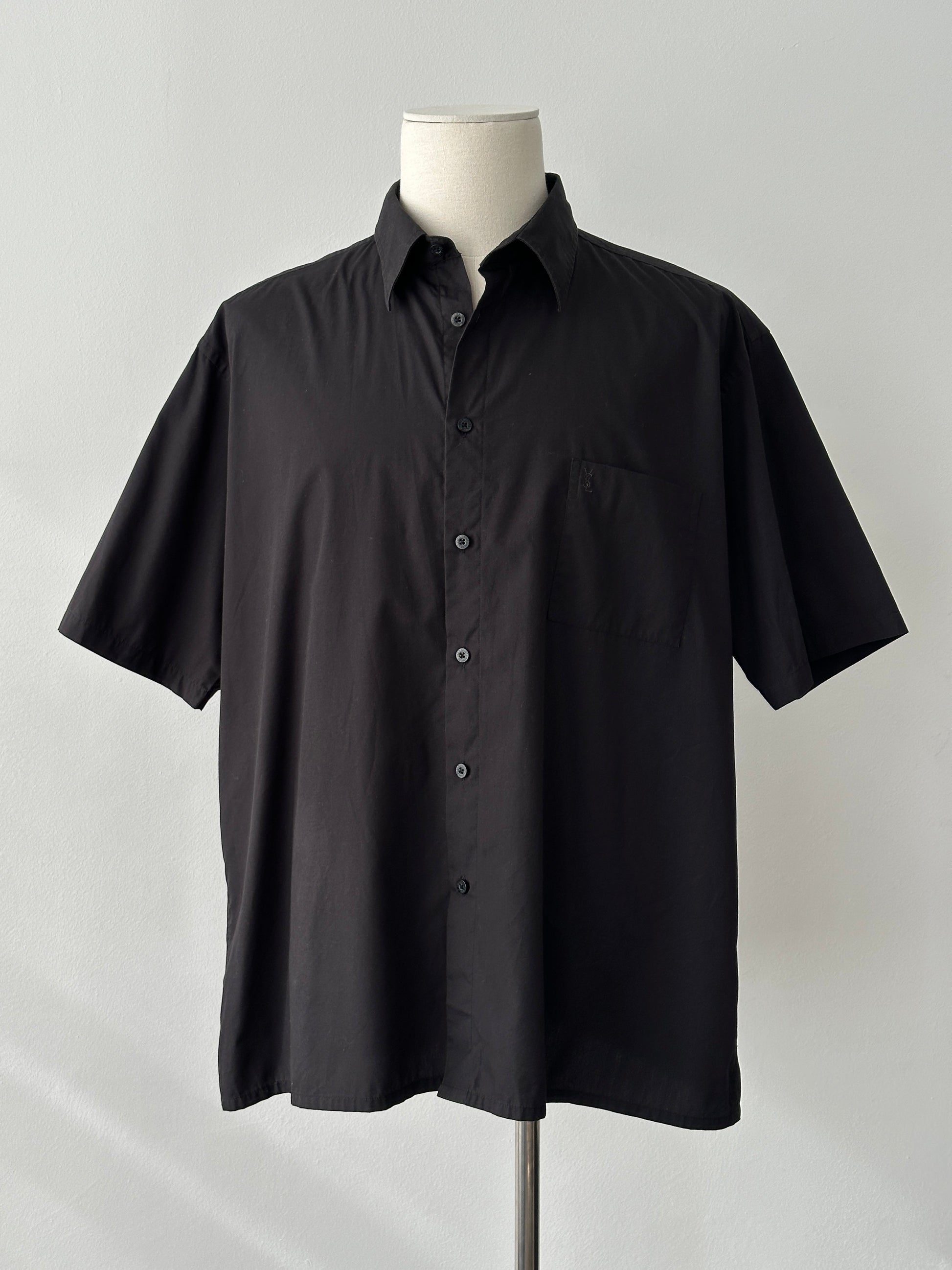 Yves Saint Laurent Pour Homme 2000s Short Sleeve Shirt - XXL