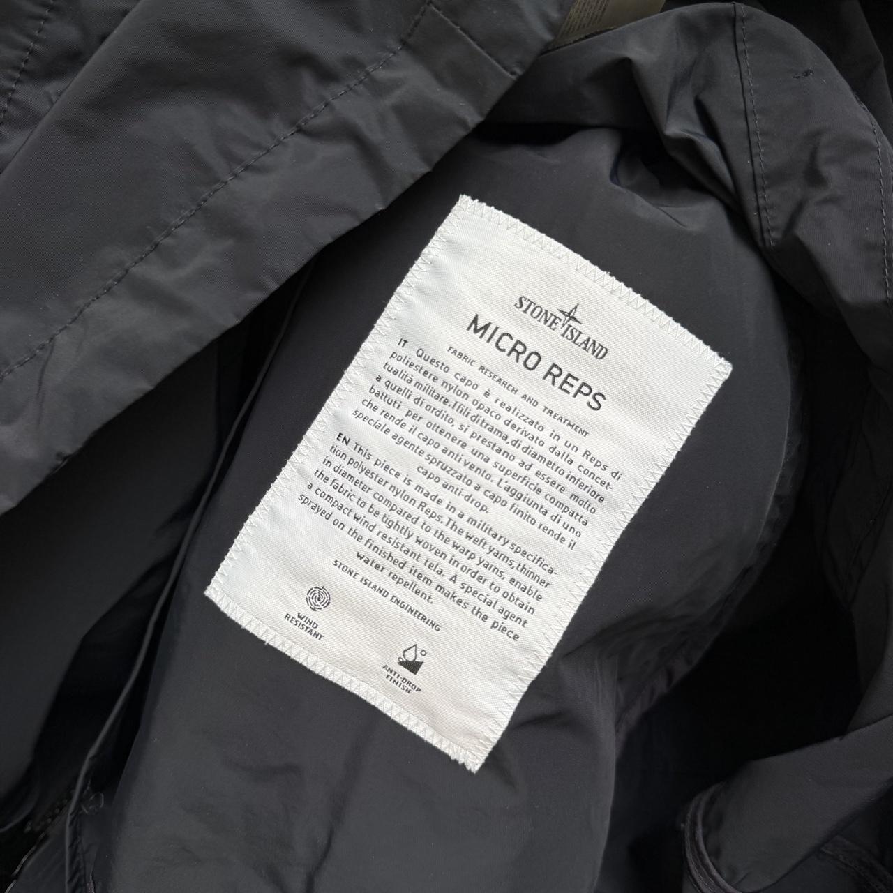 Stone Island Micro Reps Parka Jacket (XL) | Extra Large, Blue