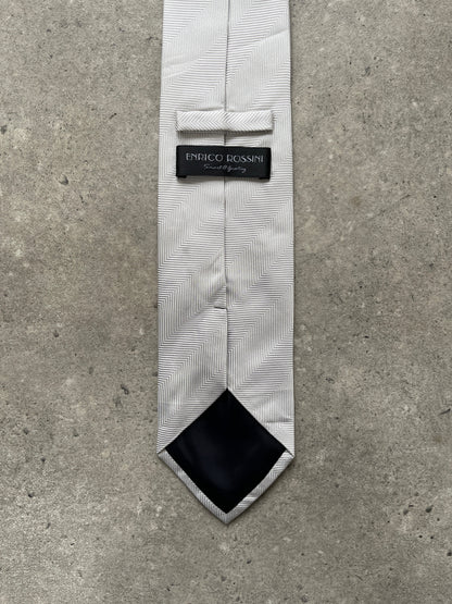 Vintage Pure Silk Striped Tie