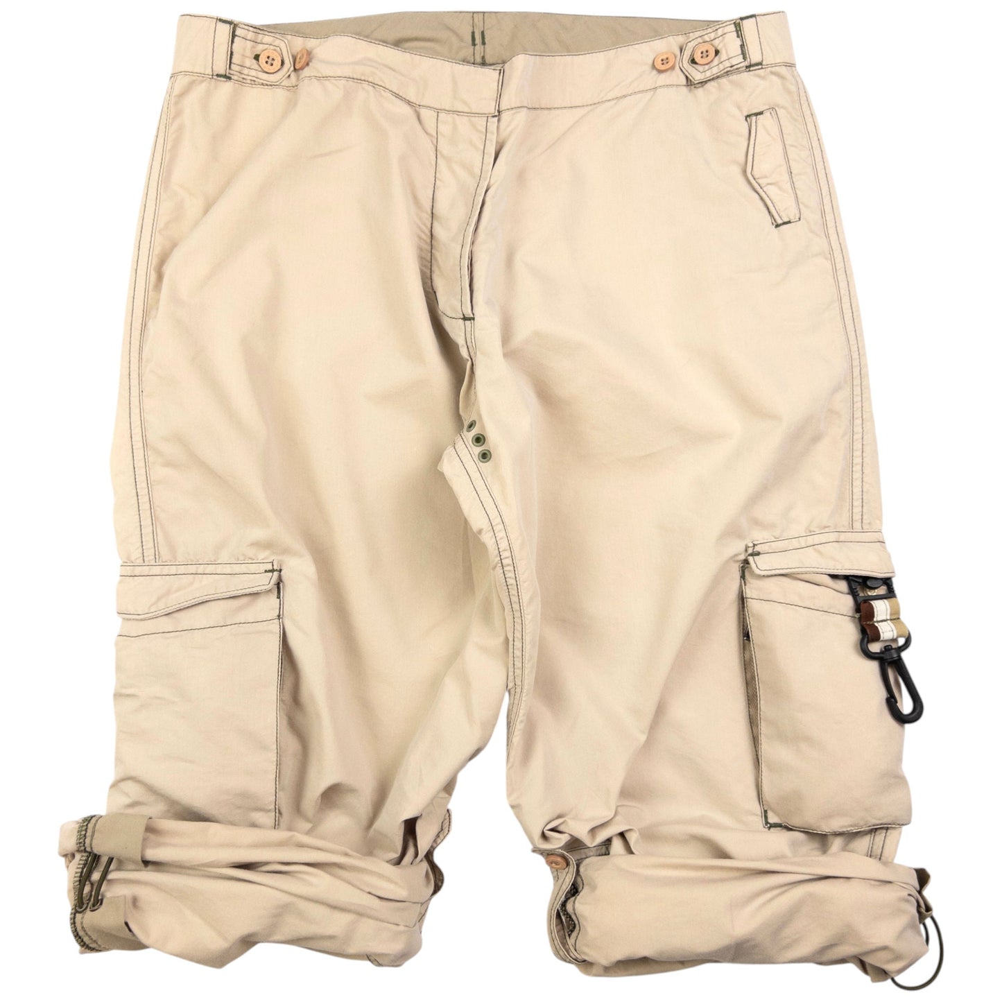 Vintage Maharishi Roll Up Cargo Trousers Size W30