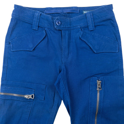 Vintage 2000s Ralph Lauren Multi Zip Trousers Womens Size W28 | W28, Blue