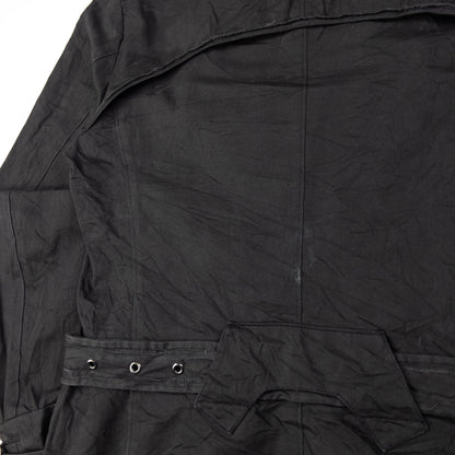 Vintage PPFM Fur Lined Zip Up Belted Jacket Womens Size M