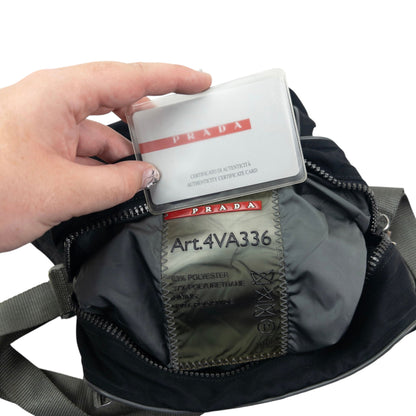 Vintage 2000s Prada Sport Crossbody Bag | O/S, Black