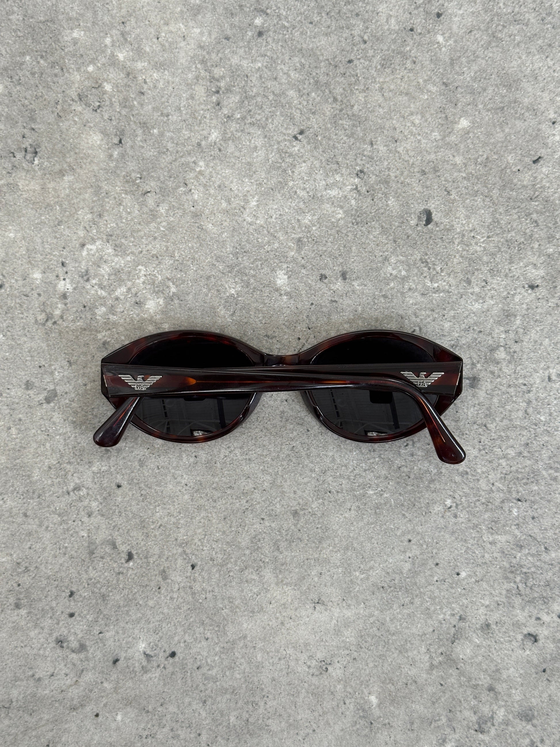 Emporio Armani 2000s Oval Logo Sunglasses