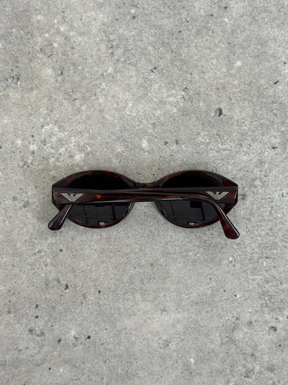 Emporio Armani 2000s Oval Logo Sunglasses