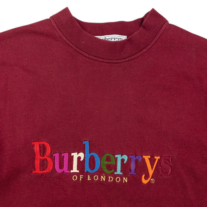 Vintage Burberry Embroidered Sweatshirt Size S