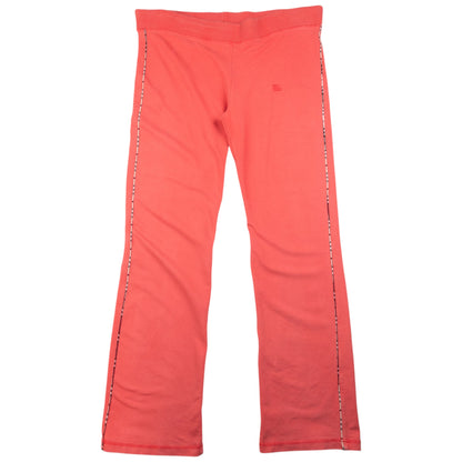 Vintage Burberry Nova Check Detail Joggers Womens Size XL