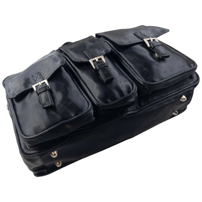 Vintage 90s Jean Paul Gaultier Cargo Handbag | O/S, Black