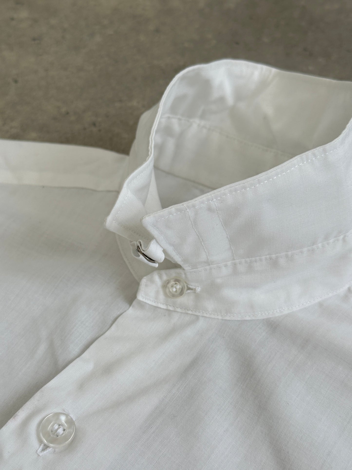 Vintage 1990s High Neck Short Sleeve Shirt - S