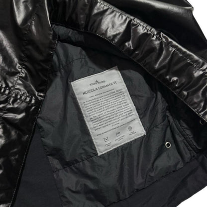 Stone Island Mussola Gommata-TC Jacket | Medium, Black