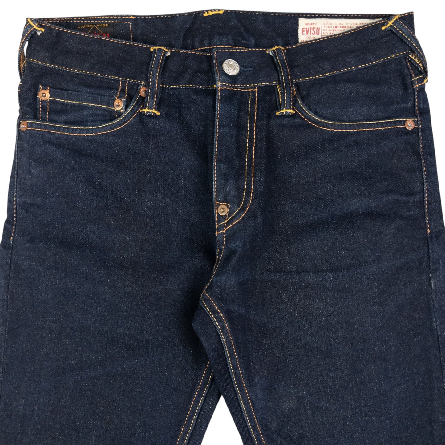 Vintage Evisu Double Gull Japanese Denim Skinny Jeans Size W28