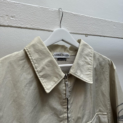 00’s Stone Island Compass Logo Jacket (L) | Large, Beige