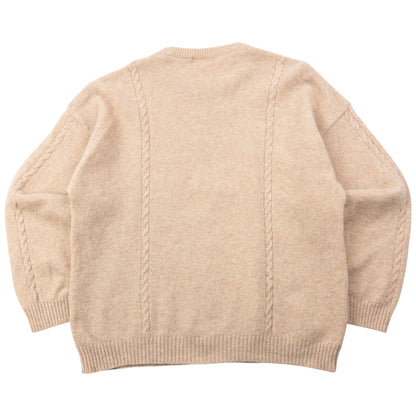 Vintage 90s Burberry Embroidered Wool Jumper Size XS