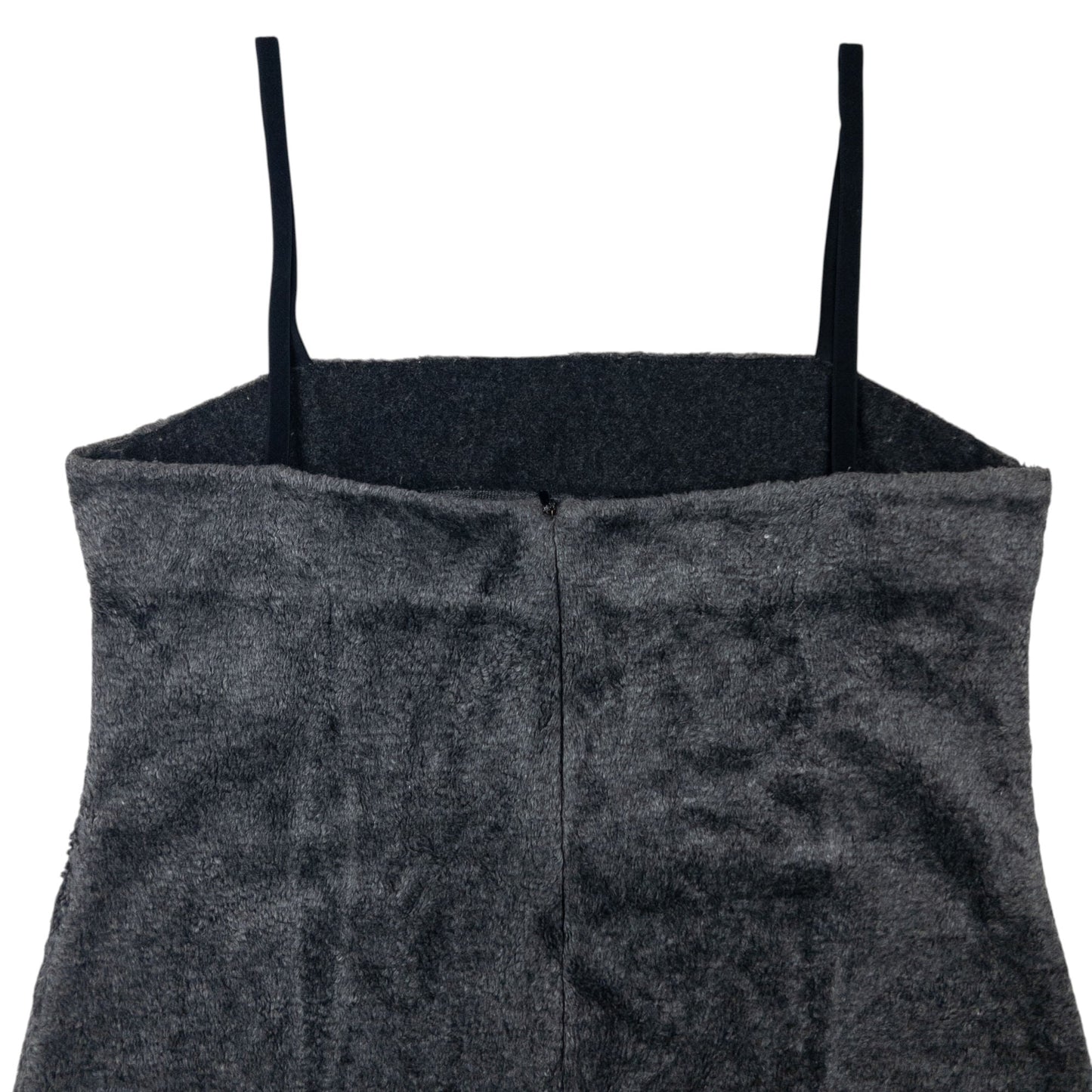 Vintage 2000s Dolce & Gabbana Fleece Dress Womens Size M | Medium, Grey
