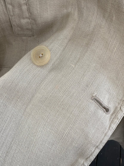 Giorgio Armani 1990s Linen Double Breasted Jacket - M