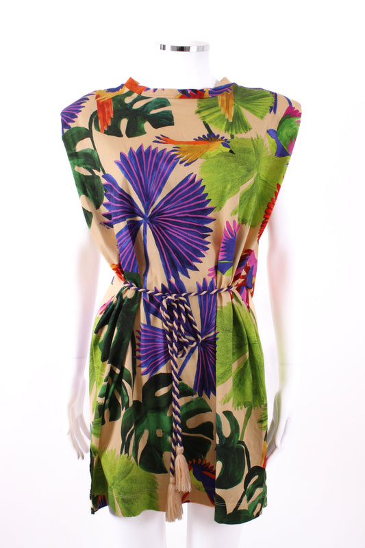 Farm Rio Macaw Mini Dress Multi S | Default Title, Red