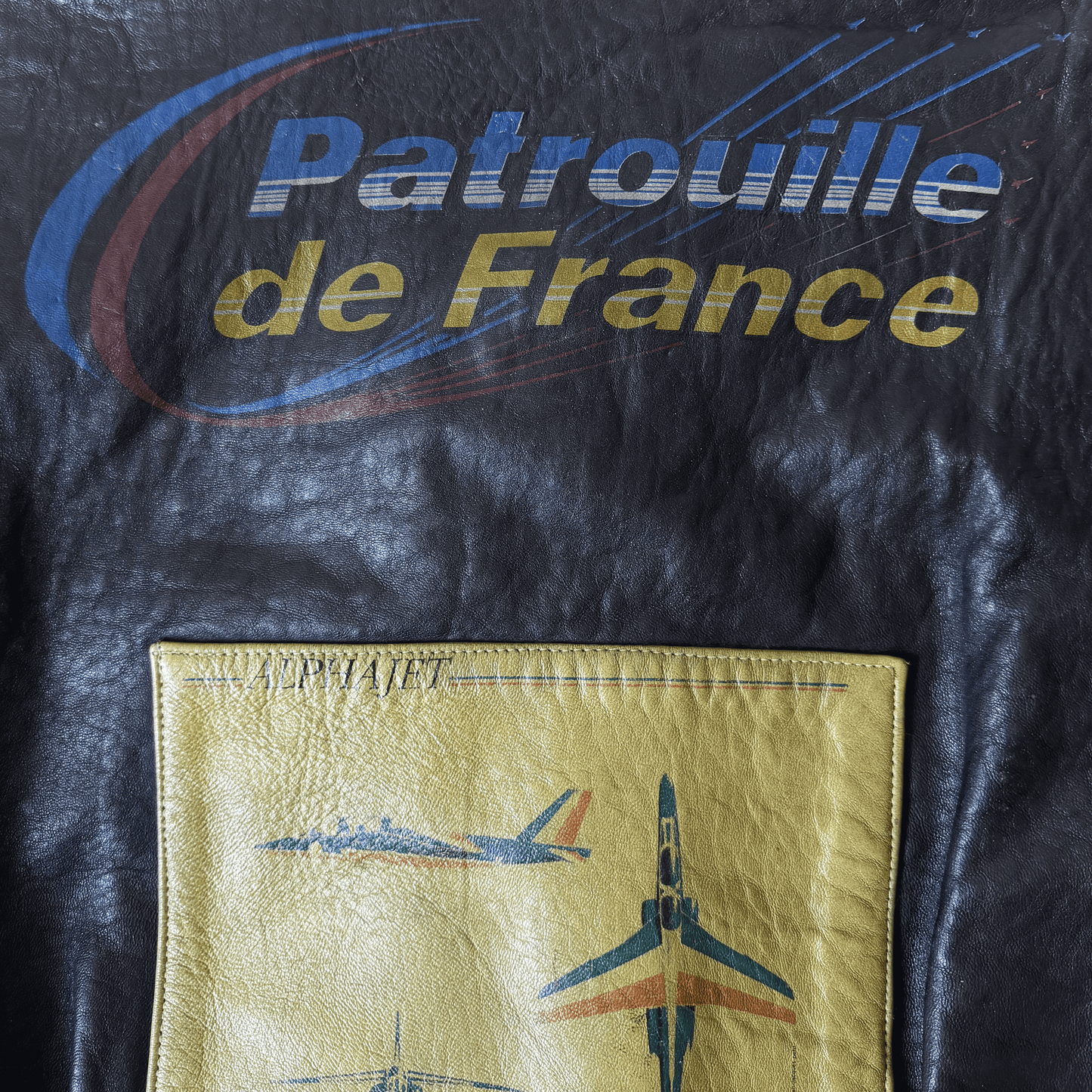 Avirex 1988 'Patrouille de France' A2 Leather Flight Jacket - S / M | S / M, Red