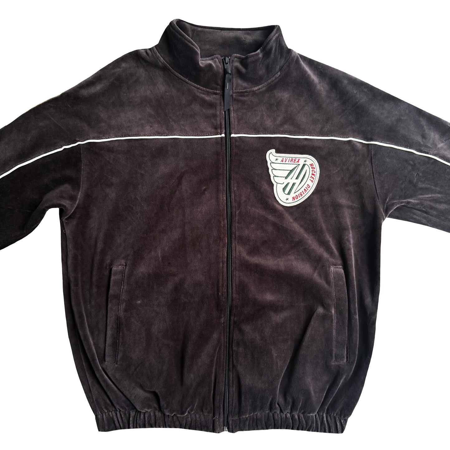 Avirex Velour Track Top 50th Anniversary Exclusive - L | Large, Brown
