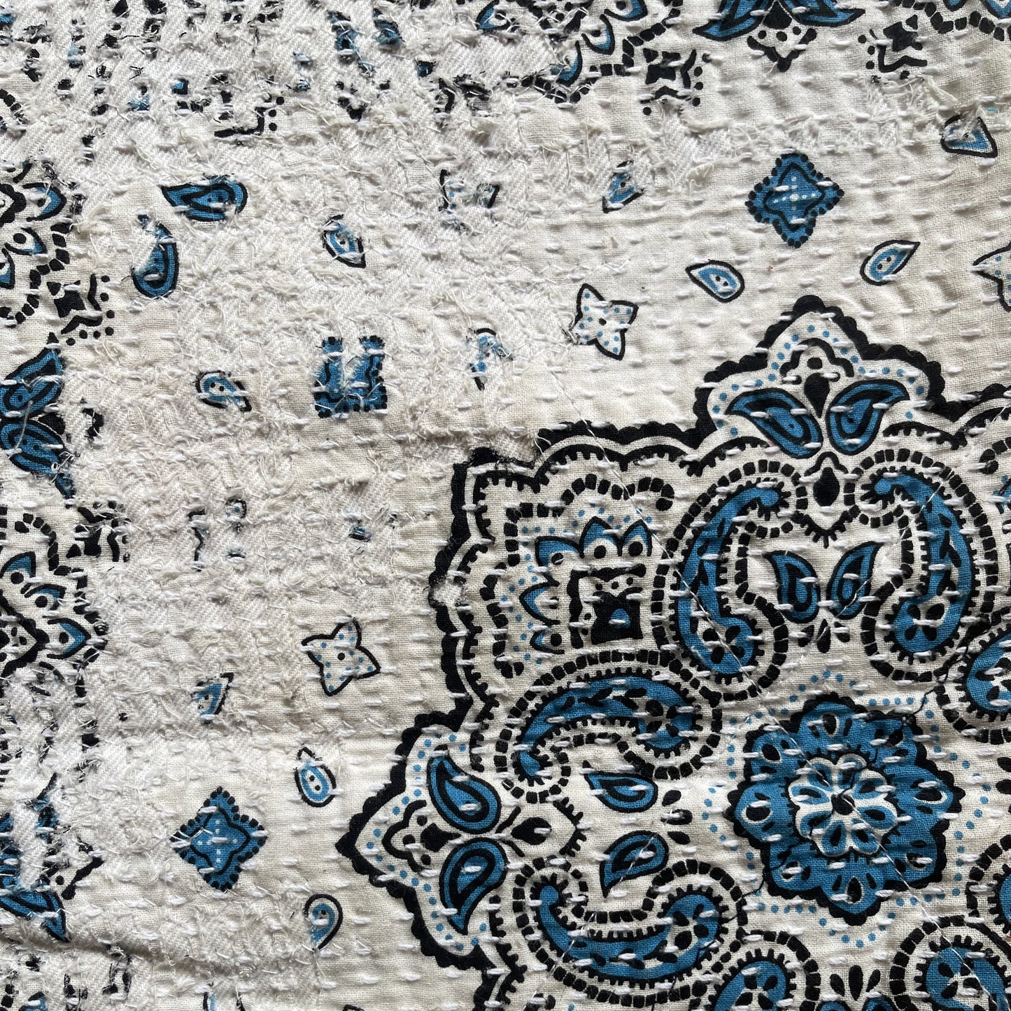 Boro Bandana Sashiko Distressed Jeans - W31"