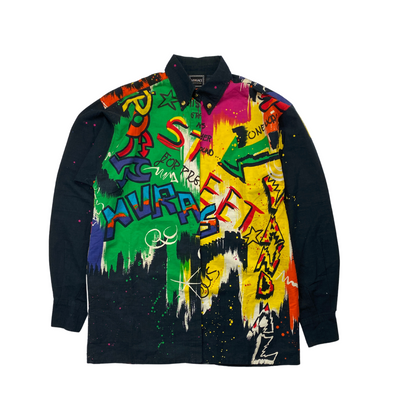 VERSACE GRAFFITI SHIRT (XS/S)