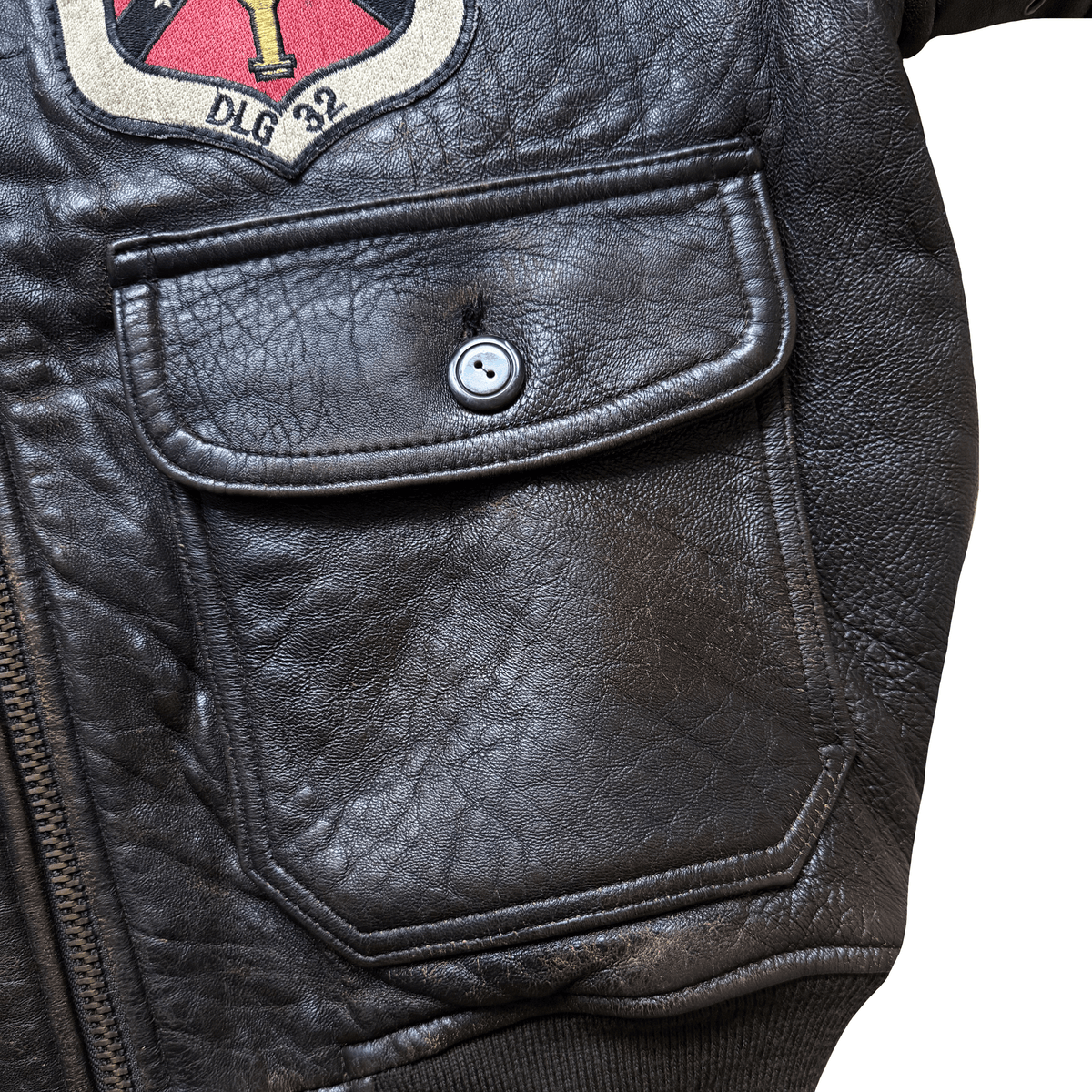 Avirex 1991 Top Gun Gavelston G-1 Flight Jacket - XS/S | S/M, Brown